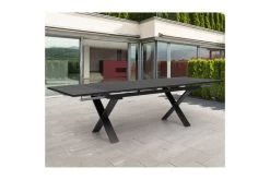 OUTFLEXX Ausziehtisch, Anthrazit Matt, Alu/Spraystone, 180/280x100cm, Schubladenauszug -Warmer Garten 21753 10.jpg