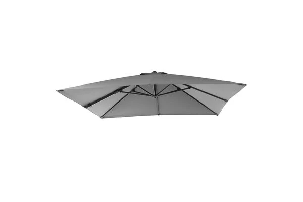 OUTFLEXX Ersatzdach Für Ampelschirme, Anthrazit, Polyester, 300x300cm 3 OUTFLEXX Ersatzdach Für Ampelschirme, Anthrazit, Polyester, 300x300cm