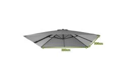 OUTFLEXX Ersatzdach Für Ampelschirme, Anthrazit, Polyester, 300x300cm 9 OUTFLEXX Ersatzdach Für Ampelschirme, Anthrazit, Polyester, 300x300cm -Warmer Garten 21756 4.jpg