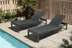 OUTFLEXX Rollliege, Anthrazit Matt, Aluminium, 193x60x32,5cm, Rückenlehne Verstellbar -Warmer Garten 21771 02.jpg