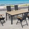 OUTFLEXX Esstischgarnitur, Anthrazit Matt, Alu/Holzimitat, Tisch 200x91cm, 6 Multipo 1 OUTFLEXX Esstischgarnitur, Anthrazit Matt, Alu/Holzimitat, Tisch 200x91cm, 6 Multipo -Warmer Garten 21775 1.jpg