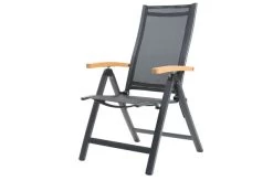 OUTFLEXX Esstischgarnitur, Anthrazit Matt, Alu/Holzimitat, Tisch 200x91cm, 6 Multipo -Warmer Garten 21775 2.jpg