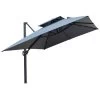 OUTFLEXX Ampelschirm, Anthrazit, Aluminium/Polyester, 300x300cm, Quadratisch -Warmer Garten 21787 1.jpg