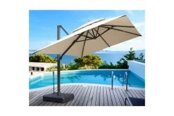 OUTFLEXX Ampelschirm, Anthrazit/creme, Aluminium/Polyester, 300x400cm, Rechteckig -Warmer Garten 21788 2.jpg