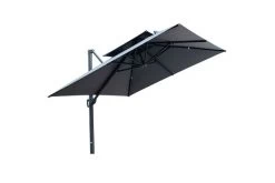 OUTFLEXX Ampelschirm, Anthrazit, Aluminium/Polyester, 300x400cm, Rechteckig