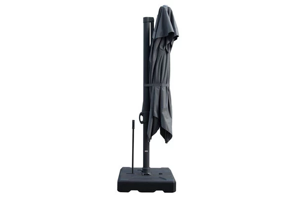 OUTFLEXX Ampelschirm, Anthrazit, Aluminium/Polyester, 300x400cm, Rechteckig 6 OUTFLEXX Ampelschirm, Anthrazit, Aluminium/Polyester, 300x400cm, Rechteckig – Bild 4