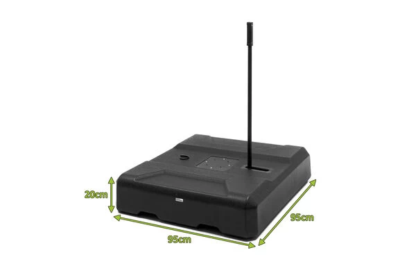 OUTFLEXX Schirmständer, Anthrazit, HDPE, 95x95x20cm, Bis Ca. 138kg Befüllbar 7 OUTFLEXX Schirmständer, Anthrazit, HDPE, 95x95x20cm, Bis Ca. 138kg Befüllbar – Bild 5
