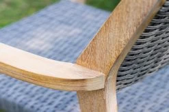 OUTFLEXX Armlehnensessel, Natur/grau, Akazie/Geflecht, 60 X 56 X 83,5 Cm, Stapelbar 16 OUTFLEXX Armlehnensessel, Natur/grau, Akazie/Geflecht, 60 X 56 X 83,5 Cm, Stapelbar -Warmer Garten 21918 6.jpg