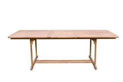 OUTFLEXX Ausziehtisch, Natur, Akazie, 180/240 X 100 Cm, Ausziehfunktion -Warmer Garten 21922 13.jpg