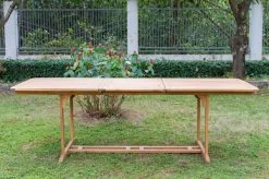 OUTFLEXX Ausziehtisch, Natur, Akazie, 180/240 X 100 Cm, Ausziehfunktion -Warmer Garten 21922 2.jpg