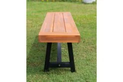 OUTFLEXX Bank, Natur/schwarz, Akazie, 160 X 36,5 X 45 Cm -Warmer Garten 21924 4.jpg