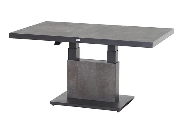 SIENA GARDEN Bellani Lifttisch, Matt Anthrazit/dunkelgrau, Alu/Keramik, 140x85x50-72 Cm, Stufenlos Verstellbar 6 SIENA GARDEN Bellani Lifttisch, Matt Anthrazit/dunkelgrau, Alu/Keramik, 140x85x50-72 Cm, Stufenlos Verstellbar – Bild 4