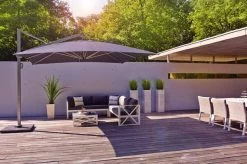 SIENA GARDEN Stratos Ampelschirm, Anthrazit/grau Meliert, Alu/Polyester, 300x400 Cm, UPF 50+, 360° Drehbar, 6-fach Neigbar -Warmer Garten 22009 9.jpg