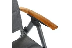 SIENA GARDEN Savina XL/Miros Esstischgarnitur, Matt Graphit/grau, Alu/Teak/Texfabric/Spraystone, Tisch 180/240x90 Cm, 6 Multipos. -Warmer Garten 22038 7.jpg