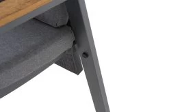 SIENA GARDEN Savona/Kingston Esstischgarnitur, Matt Graphit/grau/wood Look, Alu/Teak/Keramik/Texfabric, Tisch 220/340x108 Cm, 6 Stapelsessel -Warmer Garten 22050 9.jpg