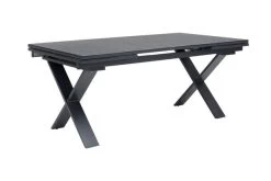 OUTFLEXX Esstischgarnitur, OUTFLEXX® Anthrazit Matt, Alu / Spraystone / Textil, Tisch 180/280x100cm, 6 Multipositionssessel -Warmer Garten 22133 8.jpg