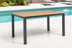 OUTFLEXX Esstischgarnitur, OUTFLEXX® Anthrazit Matt, Alu / Teak / Textil, Tisch 150/210x90cm, 8 Multipositionssessel -Warmer Garten 22168 4.jpg