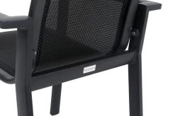 OUTFLEXX Esstischgarnitur, OUTFLEXX® Anthrazit Matt, Alu / Teak / Textil, Esstisch Ø 150 Cm, 5 Stapelsessel 28 OUTFLEXX Esstischgarnitur, OUTFLEXX® Anthrazit Matt, Alu / Teak / Textil, Esstisch Ø 150 Cm, 5 Stapelsessel -Warmer Garten 22203 12.jpg