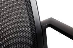 OUTFLEXX Esstischgarnitur, OUTFLEXX® Anthrazit Matt, Alu / Teak / Textil, Esstisch Ø 150 Cm, 5 Stapelsessel 30 OUTFLEXX Esstischgarnitur, OUTFLEXX® Anthrazit Matt, Alu / Teak / Textil, Esstisch Ø 150 Cm, 5 Stapelsessel -Warmer Garten 22203 14.jpg