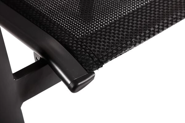 OUTFLEXX Esstischgarnitur, OUTFLEXX® Anthrazit Matt, Alu / Teak / Textil, Esstisch Ø 150 Cm, 5 Stapelsessel 17 OUTFLEXX Esstischgarnitur, OUTFLEXX® Anthrazit Matt, Alu / Teak / Textil, Esstisch Ø 150 Cm, 5 Stapelsessel – Bild 15