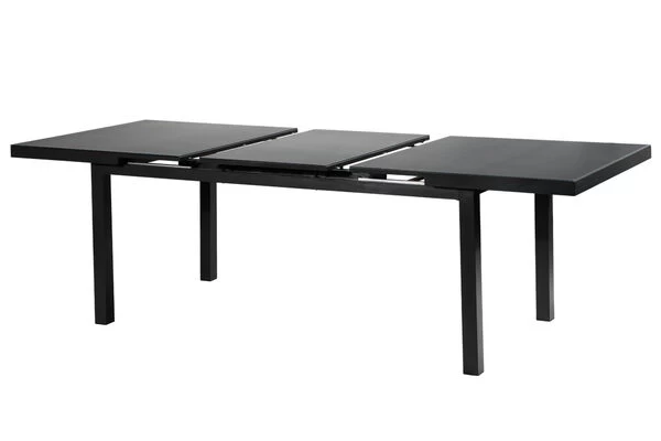 OUTFLEXX Premium Esstischgarnitur, OUTFLEXX® Anthrazit Matt, Alu / Glas / Teak, Tisch 180/240x100cm, 8 Multipositionssessel 10 OUTFLEXX Premium Esstischgarnitur, OUTFLEXX® Anthrazit Matt, Alu / Glas / Teak, Tisch 180/240x100cm, 8 Multipositionssessel – Bild 8