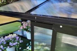 OUTFLEXX Gewächshaus, Schwarz, Alu/Polycarbonat, 186x61x86cm, Pulverbeschichtet -Warmer Garten 22271 10.jpg