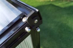 OUTFLEXX Gewächshaus, Schwarz, Alu/Polycarbonat, 186x61x86cm, Pulverbeschichtet -Warmer Garten 22271 11.jpg