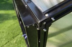 OUTFLEXX Gewächshaus, Schwarz, Alu/Polycarbonat, 186x61x86cm, Pulverbeschichtet -Warmer Garten 22271 12.jpg