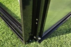 OUTFLEXX Gewächshaus, Schwarz, Alu/Polycarbonat, 186x61x86cm, Pulverbeschichtet -Warmer Garten 22271 13.jpg