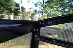 OUTFLEXX Gewächshaus, Schwarz, Alu/Polycarbonat, 111x61x175cm, Pulverbeschichtet 33 OUTFLEXX Gewächshaus, Schwarz, Alu/Polycarbonat, 111x61x175cm, Pulverbeschichtet -Warmer Garten 22273 16.jpg