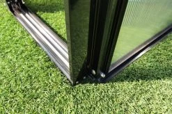 OUTFLEXX Gewächshaus, Schwarz, Alu/Polycarbonat, 91x51x168cm, Pulverbeschichtet -Warmer Garten 22274 15.jpg