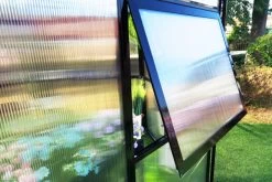 OUTFLEXX Gewächshaus, Schwarz, Alu/Polycarbonat, 309x355x272cm, Pulverbeschichtet -Warmer Garten 22275 12.jpg