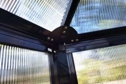 OUTFLEXX Gewächshaus, Schwarz, Alu/Polycarbonat, 309x355x272cm, Pulverbeschichtet -Warmer Garten 22275 13.jpg