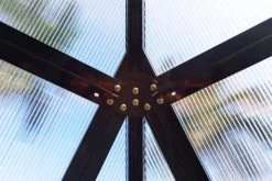 OUTFLEXX Gewächshaus, Schwarz, Alu/Polycarbonat, 309x355x272cm, Pulverbeschichtet -Warmer Garten 22275 15.jpg