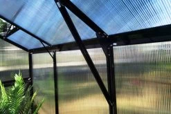 OUTFLEXX Gewächshaus, Schwarz, Alu/Polycarbonat, 372x250x228cm, Pulverbeschichtet 18 OUTFLEXX Gewächshaus, Schwarz, Alu/Polycarbonat, 372x250x228cm, Pulverbeschichtet -Warmer Garten 22279 6.jpg