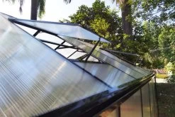 OUTFLEXX Gewächshaus, Schwarz, Alu/Polycarbonat, 372x250x228cm, Pulverbeschichtet 21 OUTFLEXX Gewächshaus, Schwarz, Alu/Polycarbonat, 372x250x228cm, Pulverbeschichtet -Warmer Garten 22279 9.jpg