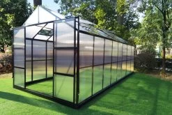 OUTFLEXX Gewächshaus, Schwarz, Alu/Polycarbonat, 494x250x228cm, Pulverbeschichtet -Warmer Garten 22281 4.jpg
