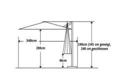 Schneider® SCHNEIDER Rhodos Junior Ampelschirm, Rot, 270x270 Cm, Quadratisch -Warmer Garten 22314 5.jpg