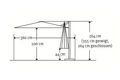 Schneider® SCHNEIDER Rhodos Grande Ampelschirm, Natur, 300x400 Cm, Rechteckig -Warmer Garten 22316 5.jpg