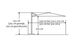 Schneider® SCHNEIDER Rhodos Eco Twist Ampelschirm, Grau, 270x270 Cm, Quadratisch -Warmer Garten 22319 5.jpg