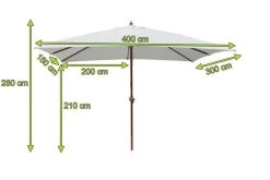 OUTFLEXX Mittelstockschirm, Natur/Teakoptik, Buchenholz, 300x400 Cm -Warmer Garten 22321 3.jpg