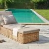 OUTFLEXX Sunlounger, Natur Meliert/sand, Polyrattan, 216x76x47 Cm, Rückenlehne Verstellbar -Warmer Garten 22361 1.jpg