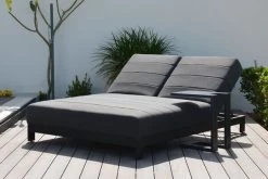 OUTFLEXX Doppelliegen, Anthrazit/sooty, Alu/Sunbrella, 203x143x40/100, Höhenverstellbare Rückenlehne -Warmer Garten 22411 2.jpg