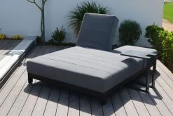 OUTFLEXX Doppelliegen, Anthrazit/flanelle, Alu/Sunbrella, 203x143x40/100, Höhenverstellbare Rückenlehne 13 OUTFLEXX Doppelliegen, Anthrazit/flanelle, Alu/Sunbrella, 203x143x40/100, Höhenverstellbare Rückenlehne -Warmer Garten 22412 3.jpg