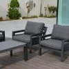 OUTFLEXX Loungemöbel, Anthrazit, Alu/Olefin, 4 Personen, Loungetisch 120x60 Cm -Warmer Garten 22430 1.jpg
