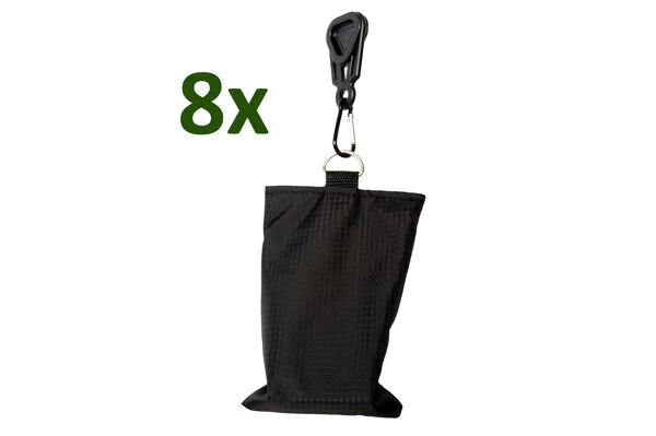 OUTTECH Schutzhüllen Zubehör, 8er Set Sandsäcke, Befüllt, Verhindert Bildung Von Wassersäcken In Schwarz 3 OUTTECH Schutzhüllen Zubehör, 8er Set Sandsäcke, Befüllt, Verhindert Bildung Von Wassersäcken In Schwarz