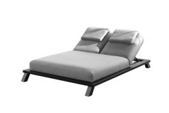 OUTFLEXX Exklusivmodell Blain Doppelliege, Flanelle, Alu/Sunbrella, 222 X 144 X 38 Cm, Inkl. Verstellbarer Rückenlehne -Warmer Garten 22851 2.jpg