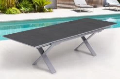 KETTLER Granada Esstischgarnitur, Silber / Anthrazit, Alu / Spraystone / Teak, Tisch 180/280x100cm, 10 Multipositionssessel 18 KETTLER Granada Esstischgarnitur, Silber / Anthrazit, Alu / Spraystone / Teak, Tisch 180/280x100cm, 10 Multipositionssessel -Warmer Garten 23018 3.jpg