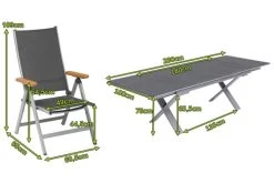 KETTLER Granada Esstischgarnitur, Silber / Anthrazit, Alu / Spraystone / Teak, Tisch 180/280x100cm, 10 Multipositionssessel 20 KETTLER Granada Esstischgarnitur, Silber / Anthrazit, Alu / Spraystone / Teak, Tisch 180/280x100cm, 10 Multipositionssessel -Warmer Garten 23018 5.jpg