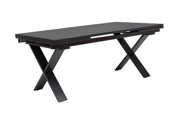 KETTLER Altura Esstischgarnitur, Anthrazit, Alu / Spraystone / Textil, Tisch 180/280x100cm, 10 Stapelsessel 10 KETTLER Altura Esstischgarnitur, Anthrazit, Alu / Spraystone / Textil, Tisch 180/280x100cm, 10 Stapelsessel – Bild 8